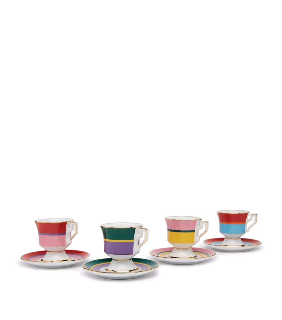 Rainbow Mix Espresso Cups (Set of 4)