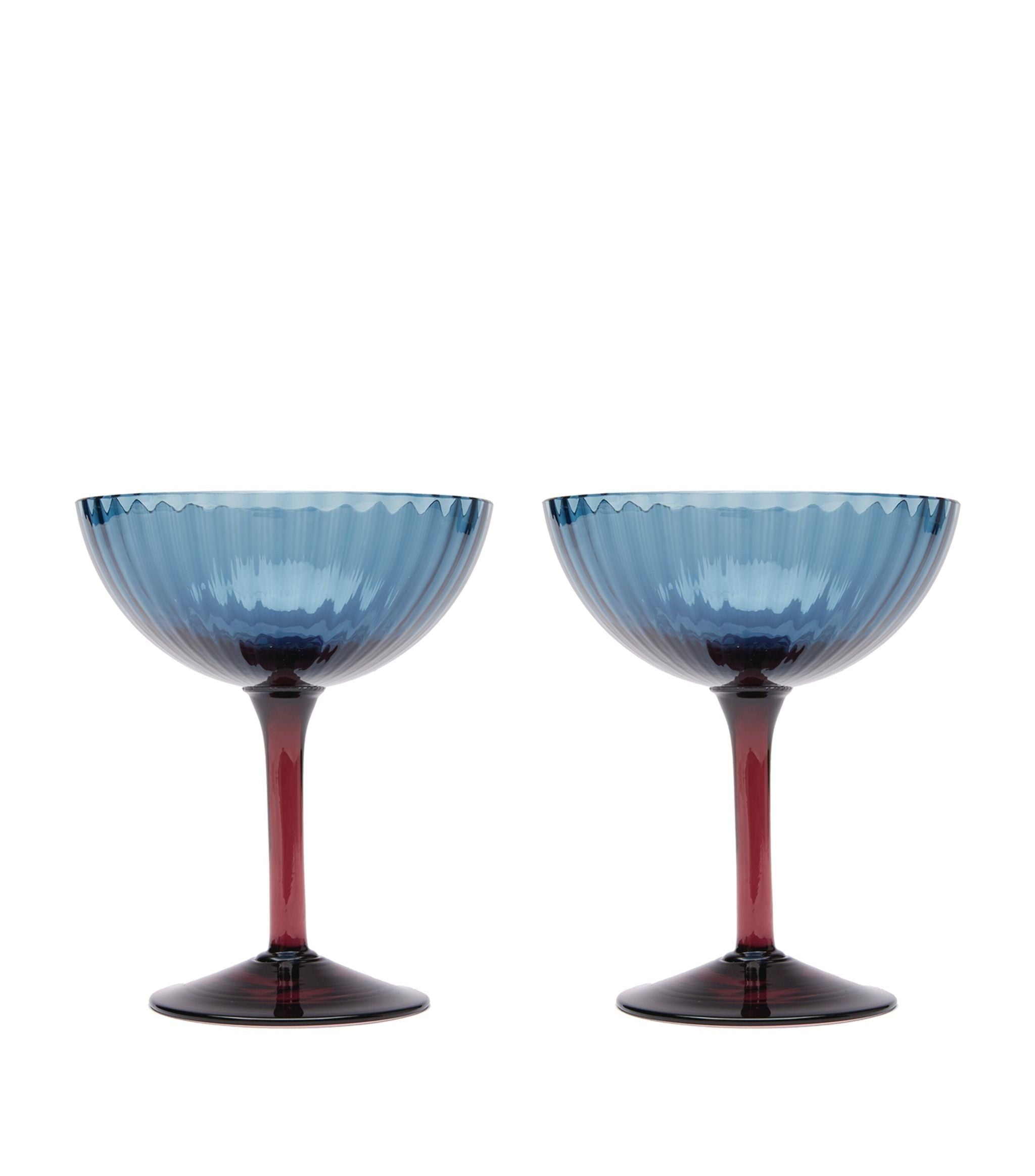 Set of 2 Champagne Coupes (260ml) GOODS Harrods   