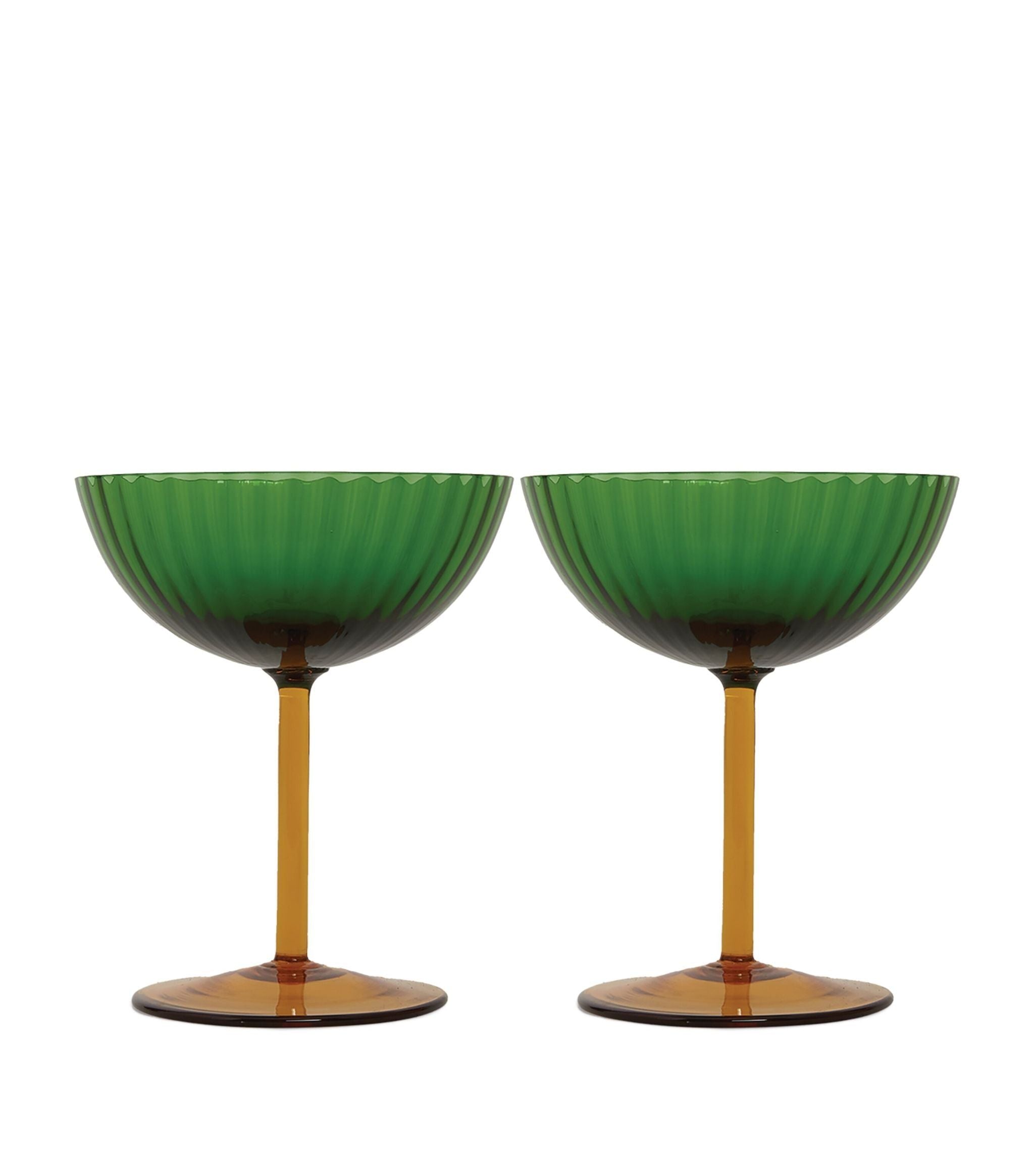 Set of 2 Champagne Coupes (260ml) GOODS Harrods   