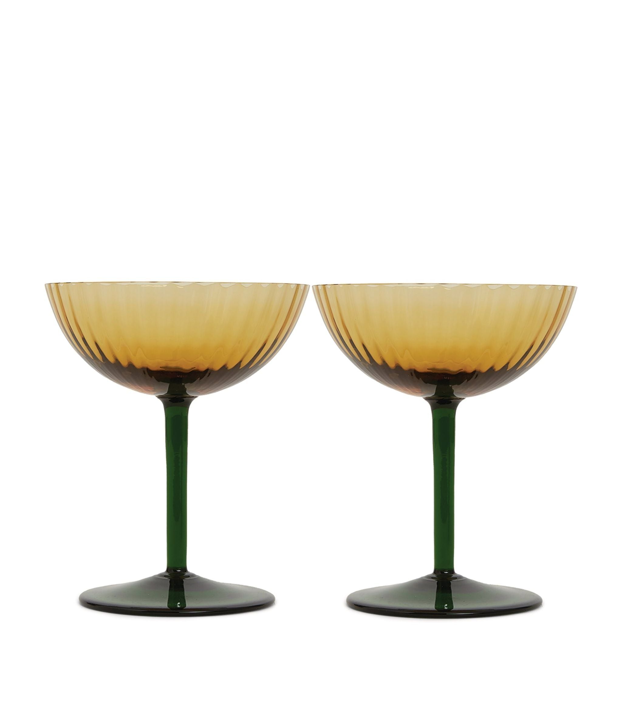 Set of 2 Champagne Coupes (260ml) GOODS Harrods   