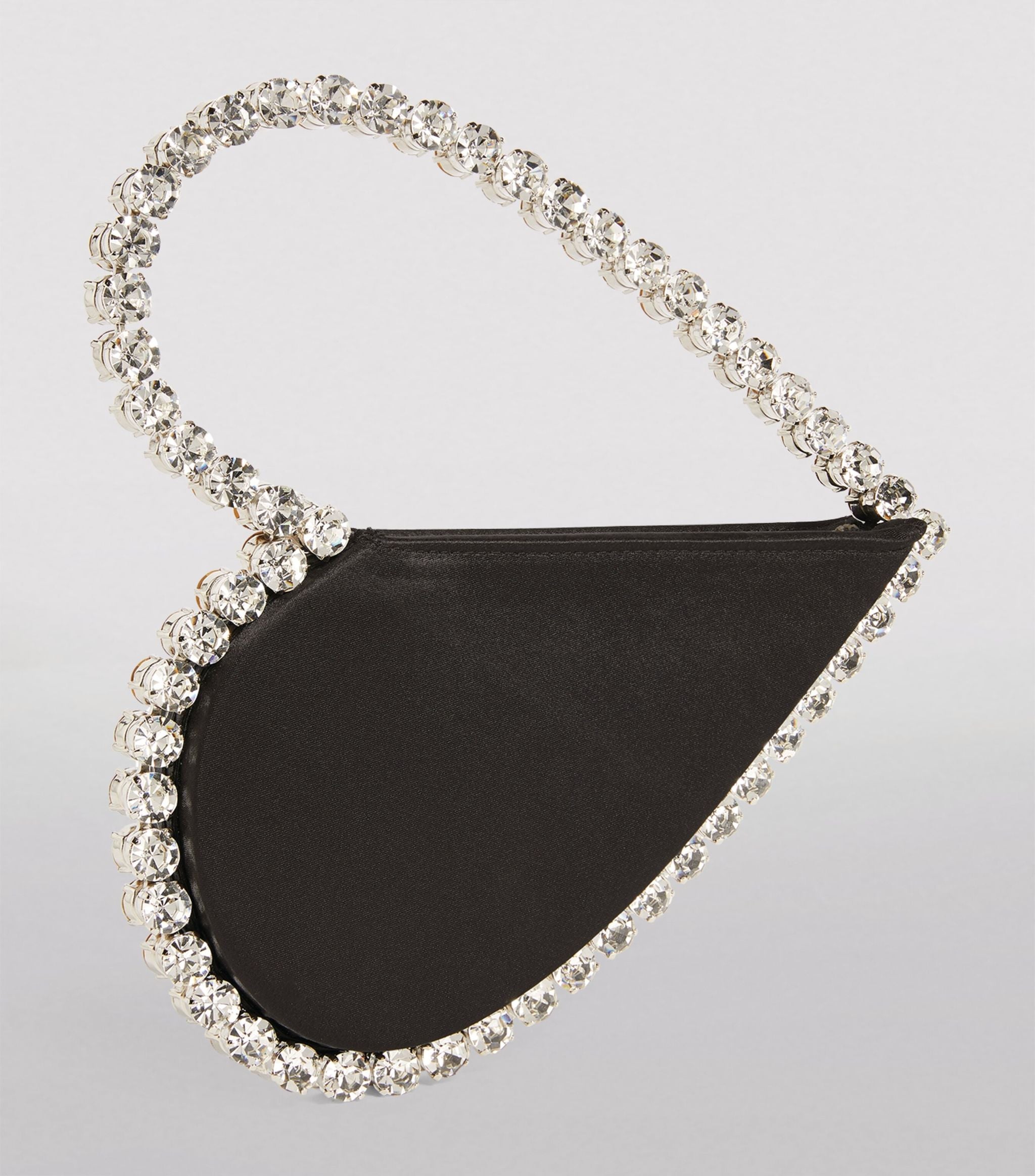 Satin Embellished Love Clutch Bag GOODS Harrods   