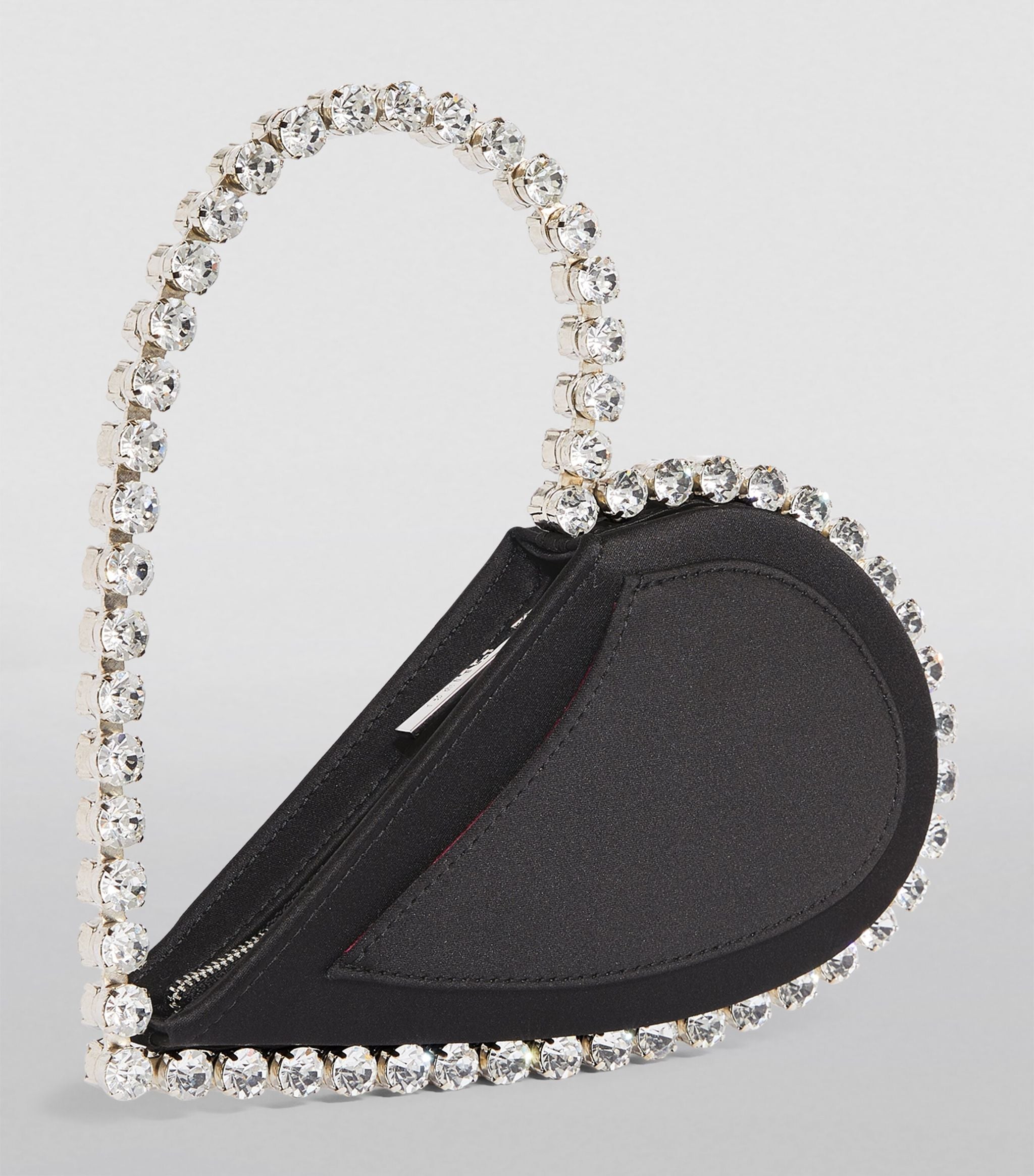 Satin Embellished Love Clutch Bag GOODS Harrods   