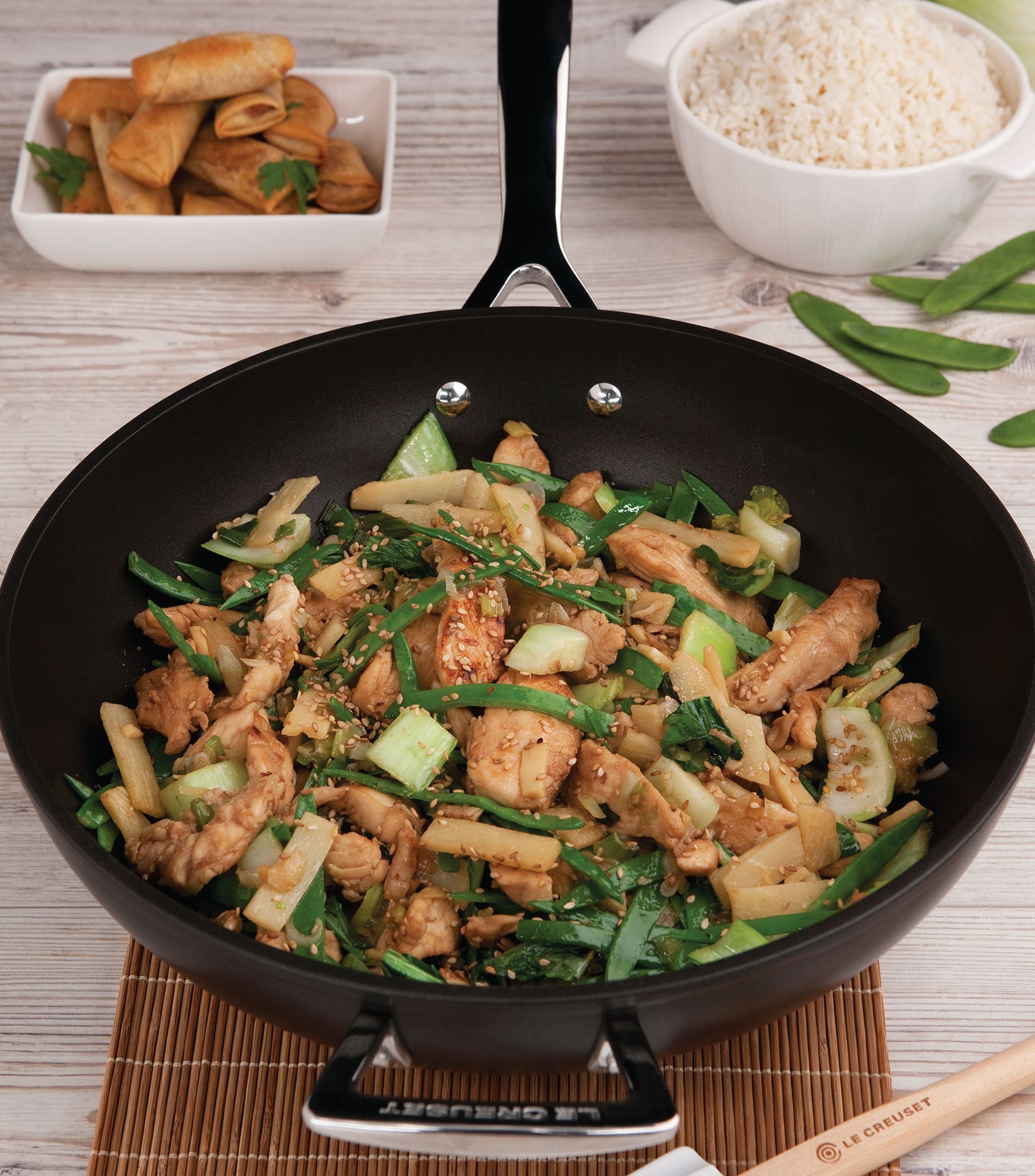 Aluminium Stir-Fry Pan (30cm) GOODS Harrods   