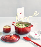 Heart Shape Cast Iron Casserole Dish (20cm) GOODS Harrods   