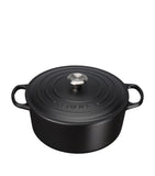 Satin Black Round Casserole Dish (20cm) GOODS Harrods   