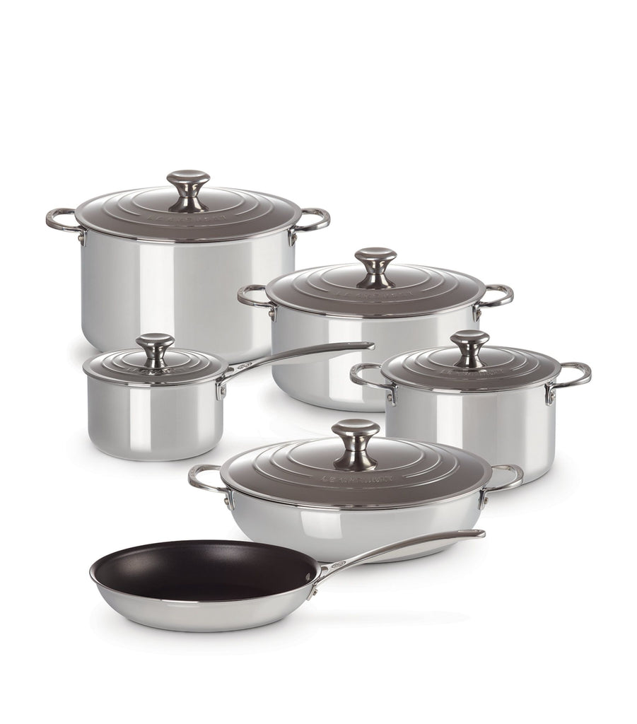 Stainless Steel Signature Saucepans (Set of 6)