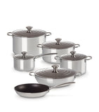 Stainless Steel Signature Saucepans (Set of 6) GOODS Harrods   