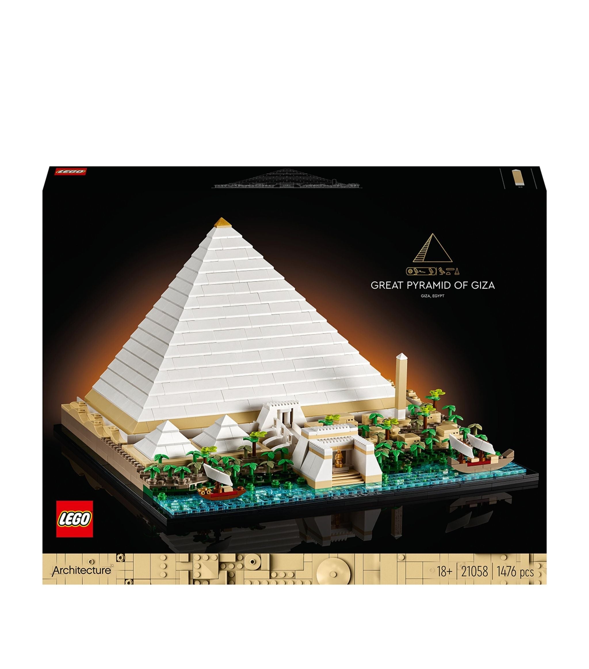 Architecture Great Pyramid of Giza Set 21058 GOODS Harrods   