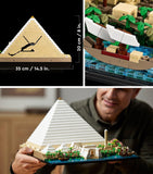 Architecture Great Pyramid of Giza Set 21058 GOODS Harrods   