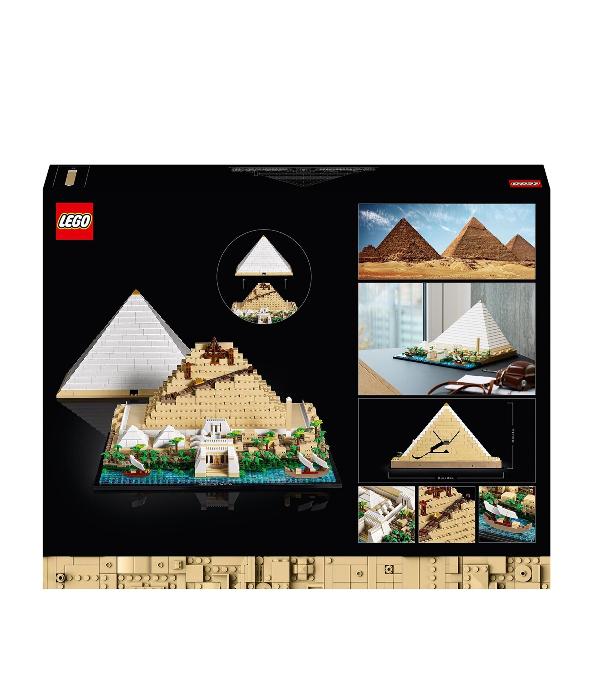 Architecture Great Pyramid of Giza Set 21058 GOODS Harrods   