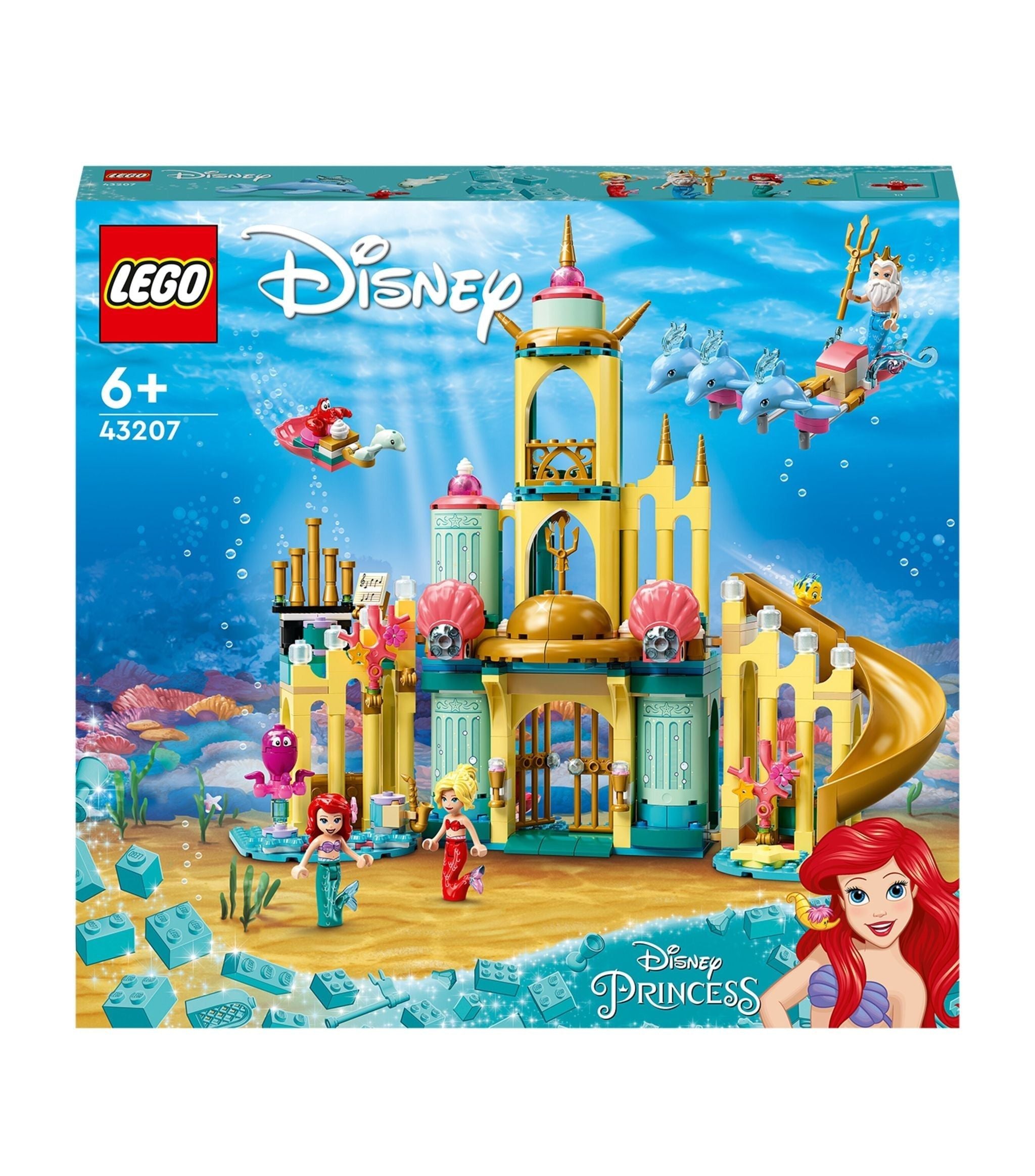 Disney Ariel’s Underwater Palace Set 43207 GOODS Harrods   