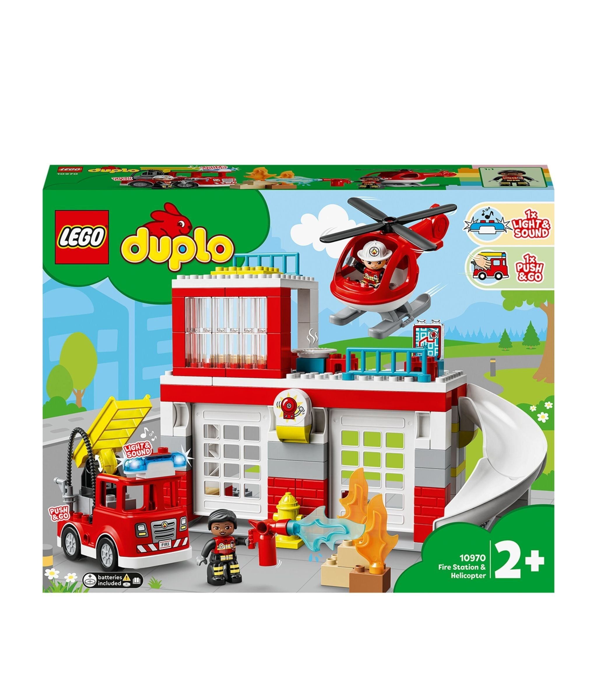 DUPLO Fire Station and Helicopter 10970 GOODS Harrods