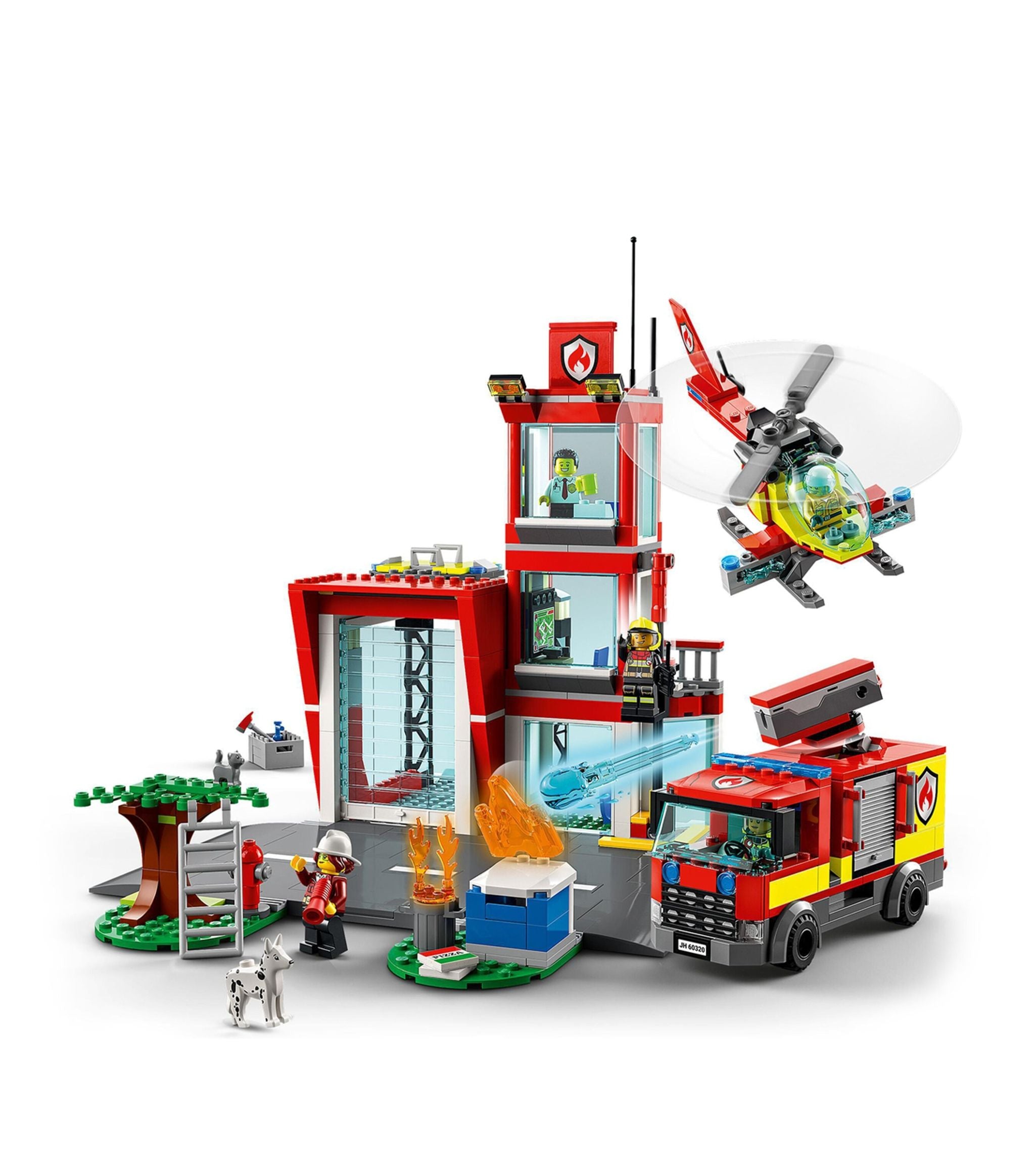 LEGO City Fire Station with Truck 60320 GOODS Harrods   