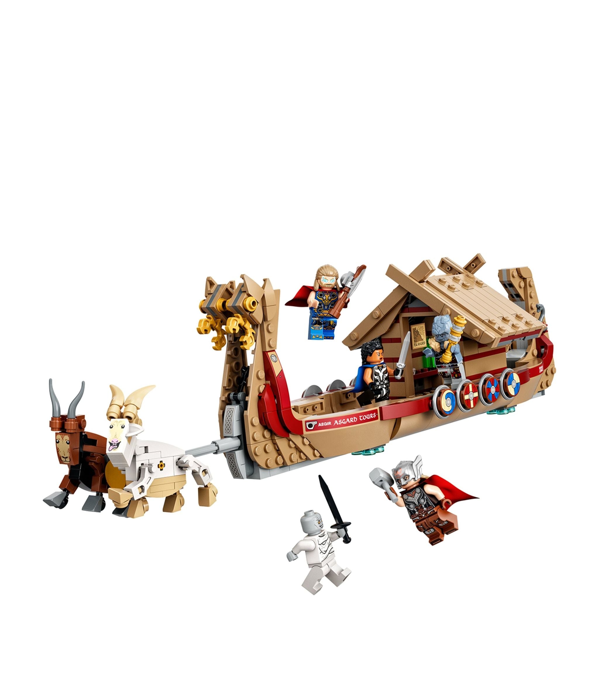 Marvel The Goat Boat Thor Ship Set 76208 GOODS Harrods   