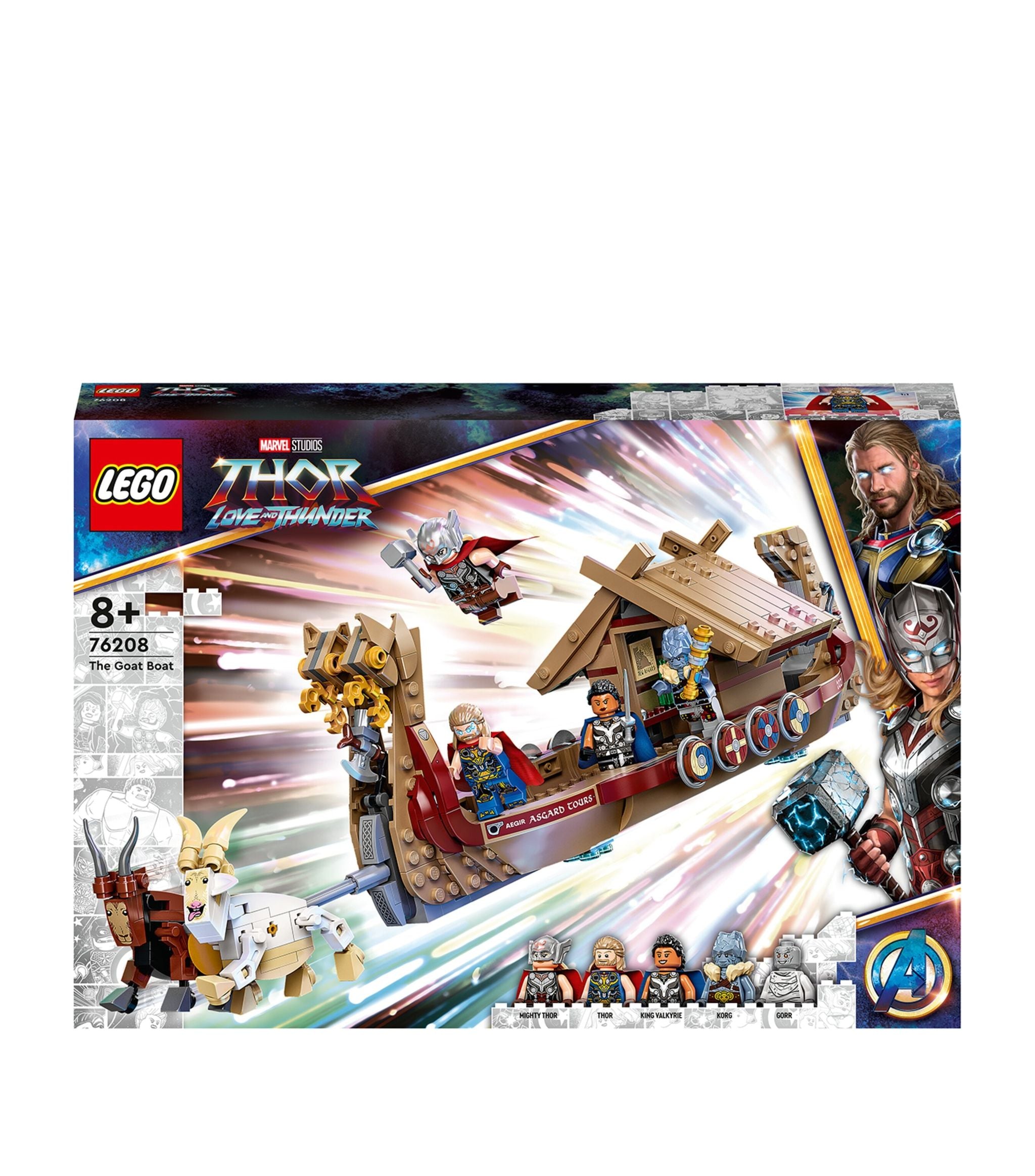 Marvel The Goat Boat Thor Ship Set 76208 GOODS Harrods   