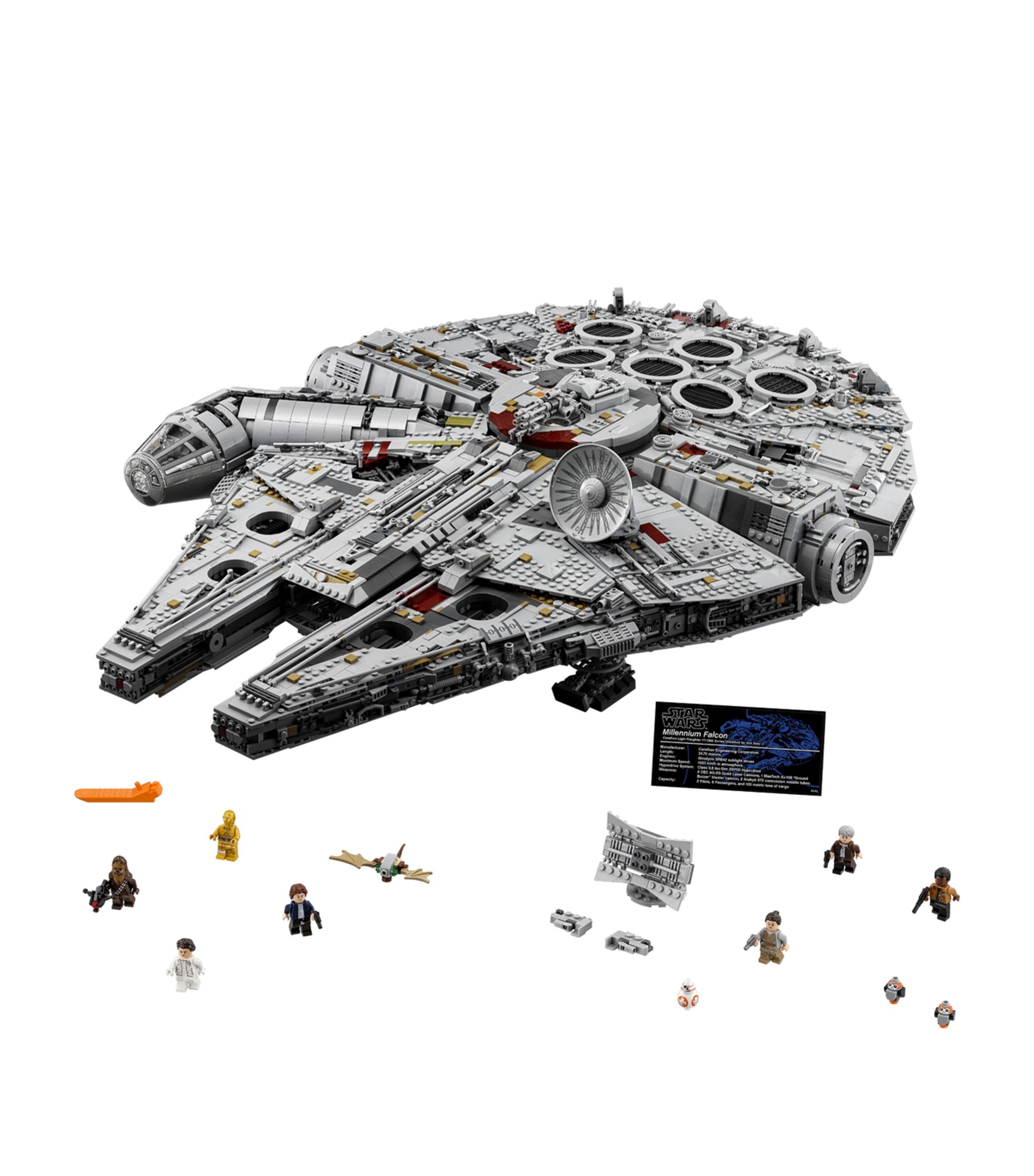 Star Wars Millennium Falcon Collector Set 75192 GOODS Harrods   