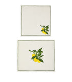 Lemon Placemat and Napkin Set GOODS Harrods   