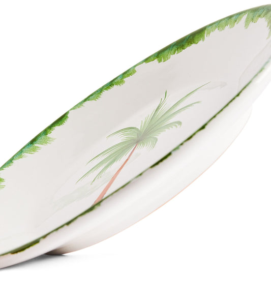 Palm Tree Side Plate (20cm) Tableware & Kitchen Accessories Harrods   