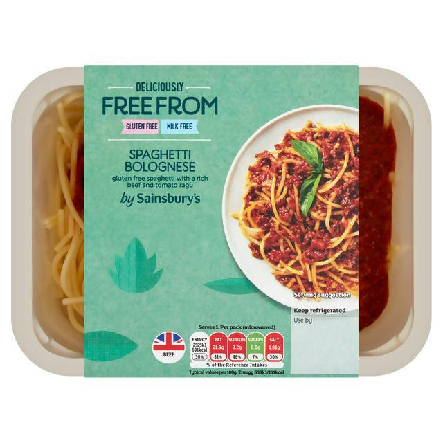 Sainsbury's Deliciously Free From Spaghetti Bolognese 400g