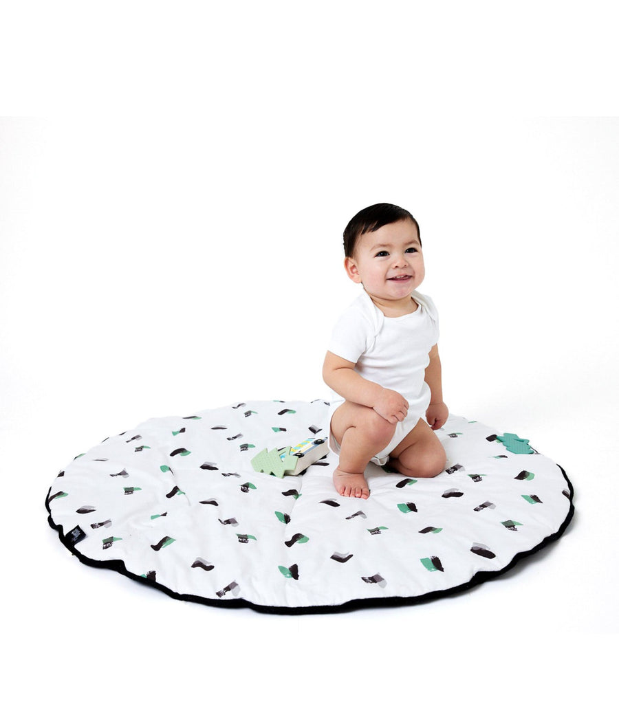 Little Hoppa Baby Bouncer Bundle in Mono Mountains Print