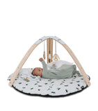 Little Hoppa Baby Bouncer Bundle in Mono Mountains Print GOODS Harrods   