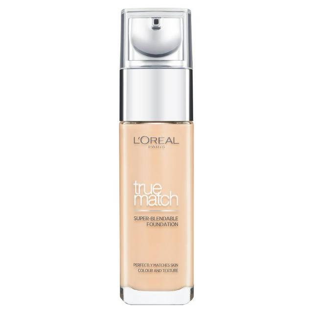 L'Oreal True Match Foundation 3W Golden Beige 30ml All Sainsburys   