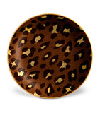 Set of 4 Leopard Canape Plates (15cm) GOODS Harrods   