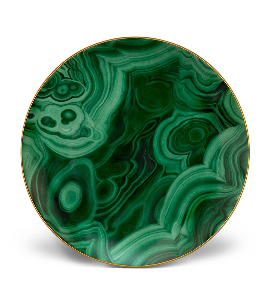 Set of 4 Malachite Dessert Plates (20cm)