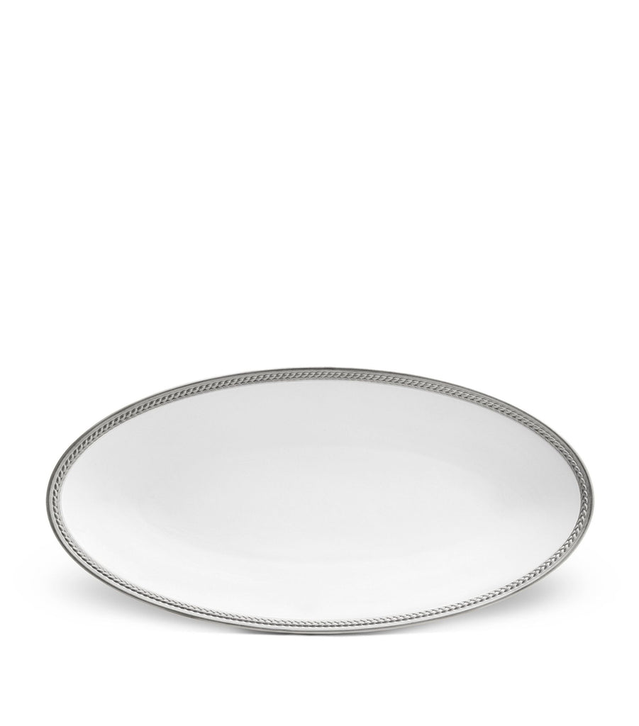 Soie Tressée Oval Platter (36cm)