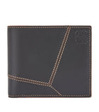 Leather Puzzle Stitch Bifold Wallet GOODS Harrods   