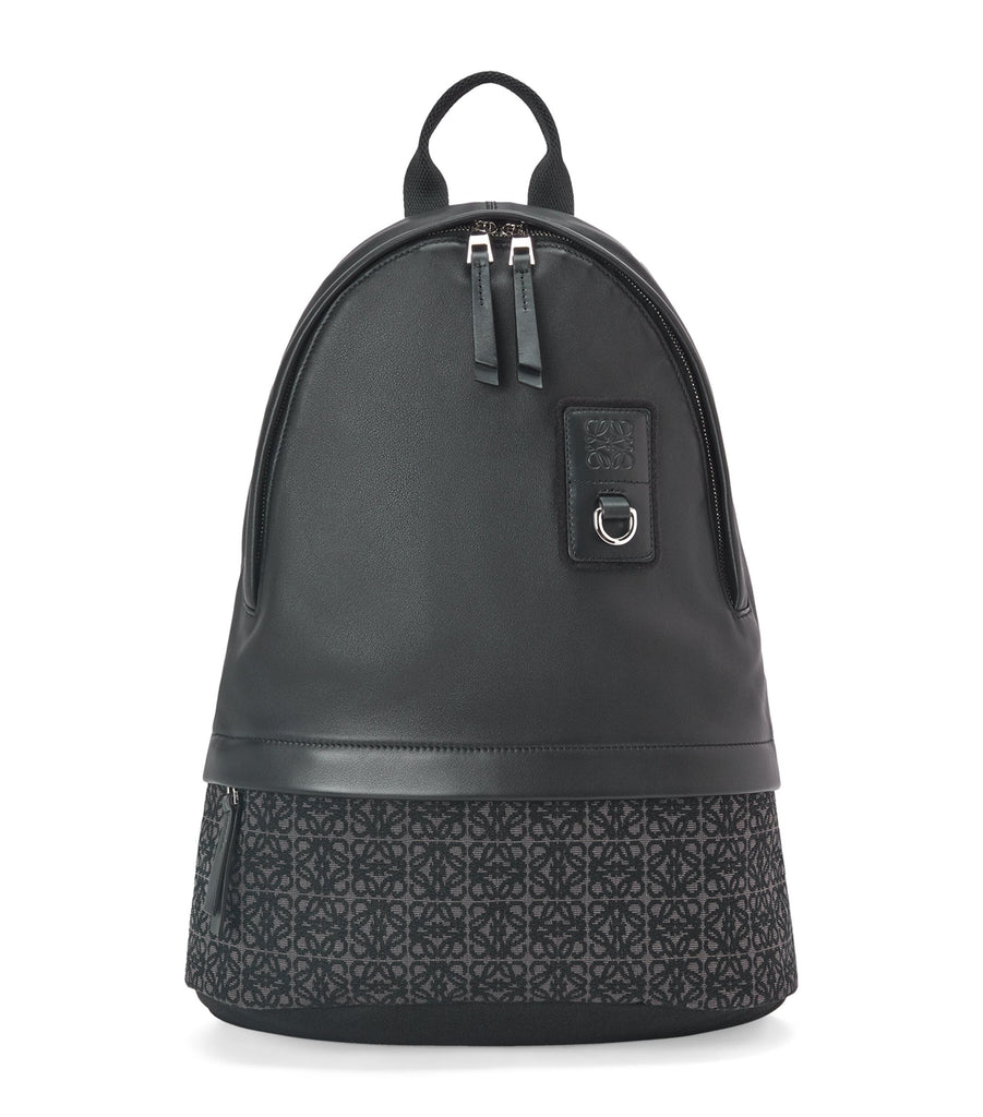 Slim Leather Anagram Backpack