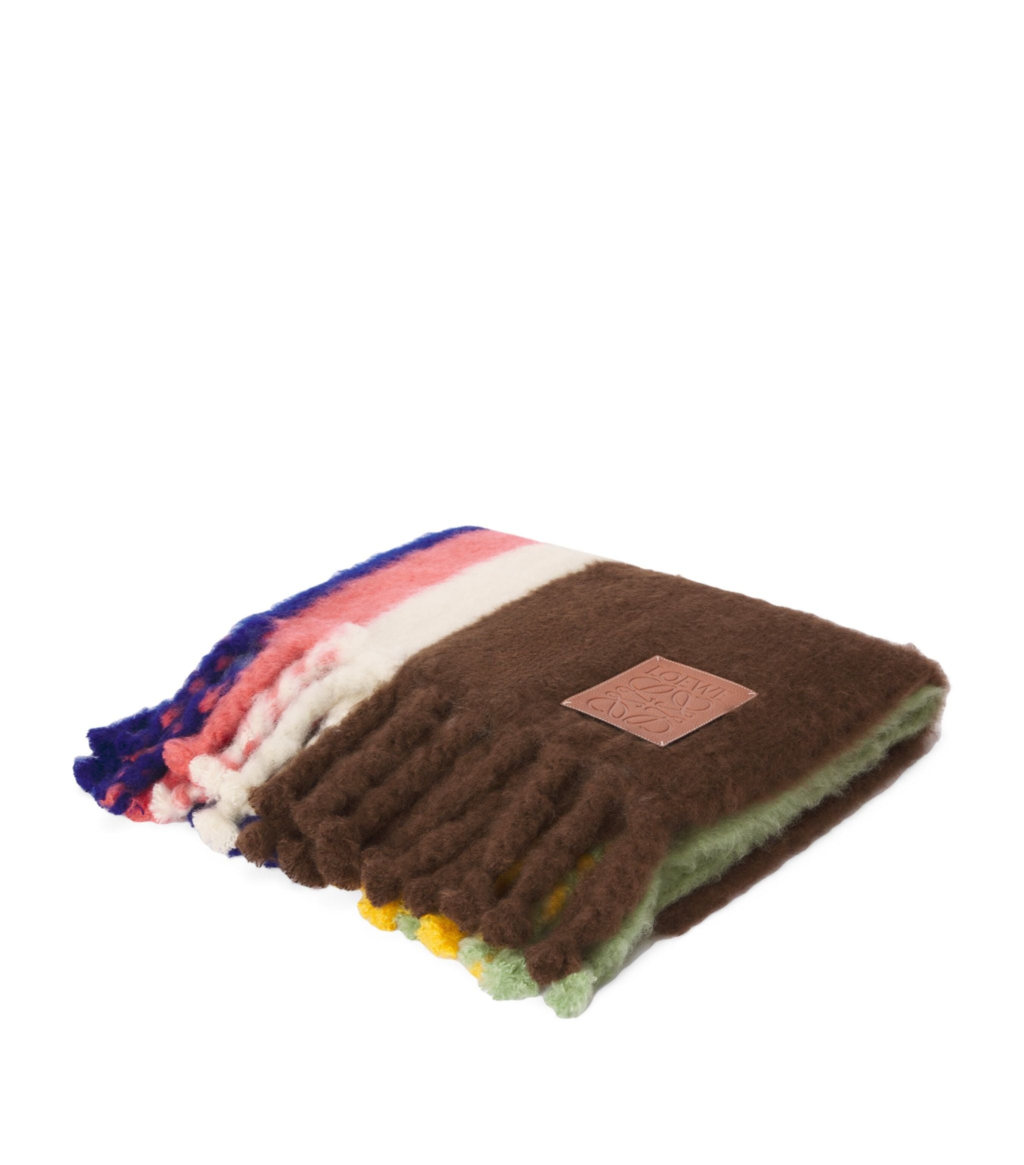 Wool-Rich Striped Blanket (130cm x 200cm) GOODS Harrods   