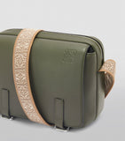 XS Leather Military Messenger Bag GOODS Harrods   