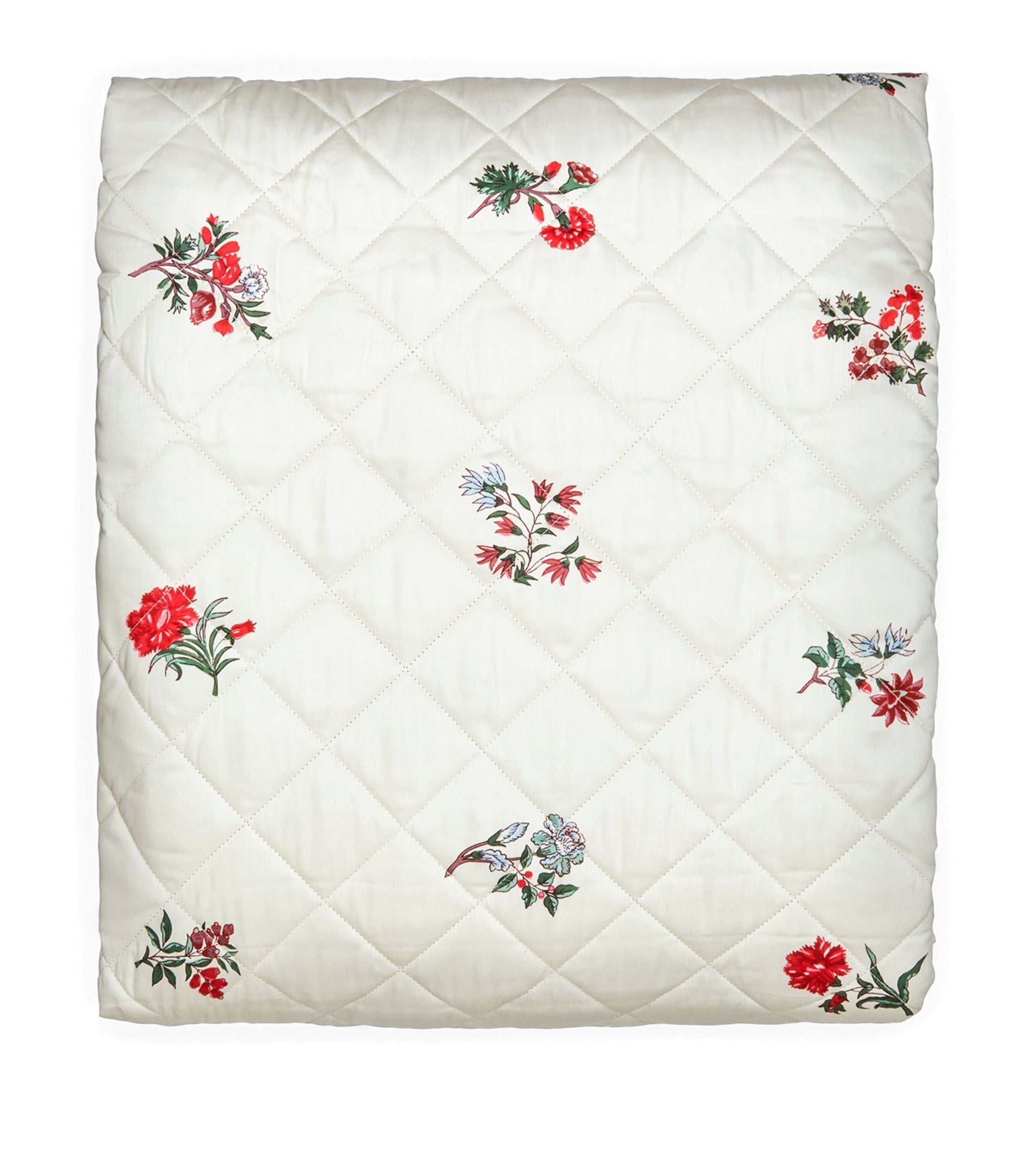 Herbarium Quilted Bedspread (270cm x 250cm) GOODS Harrods   