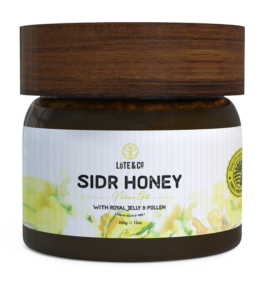 Yemeni Sidr Honey with Royal Jelly & Pollen (350g)