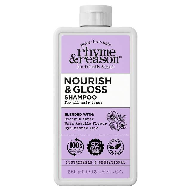 Rhyme & Reason Nourish & Gloss Shampoo 385ml shampoo & conditioners Boots   