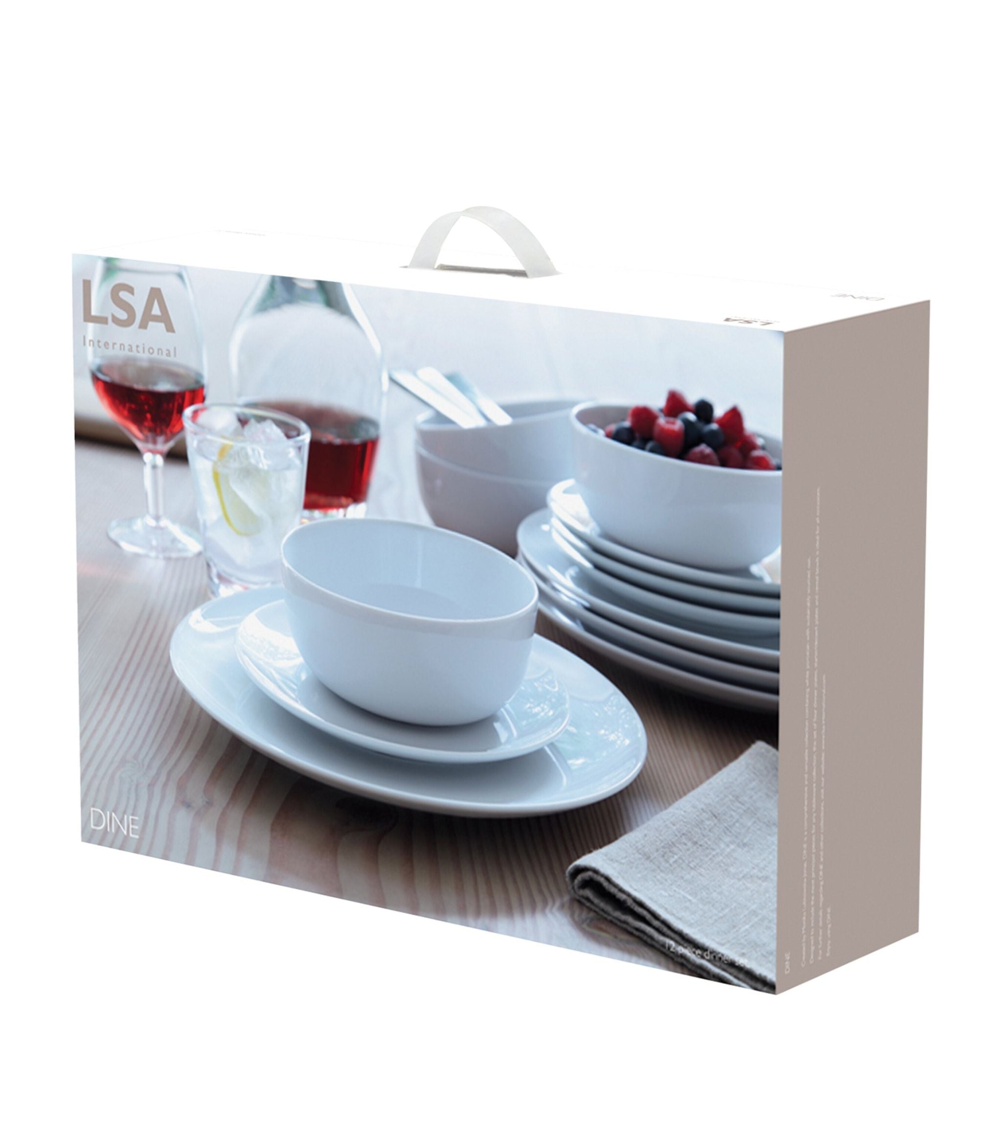 Porcelain Dine Tableware (Set of 12) GOODS Harrods   