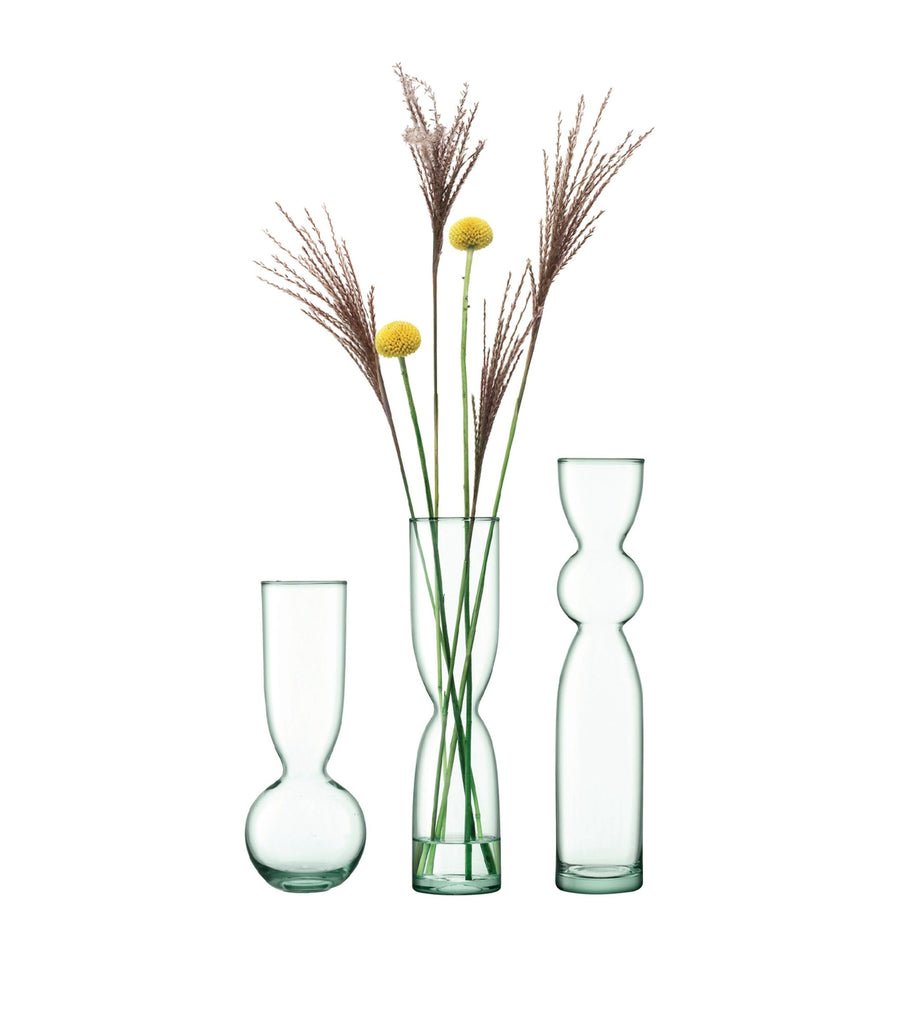 Recycled Glass Canopy Vases (Set of 3)