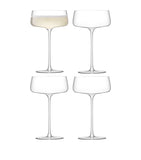 Set of 4 Metropolitan Champagne Saucers (300ml) GOODS Harrods   