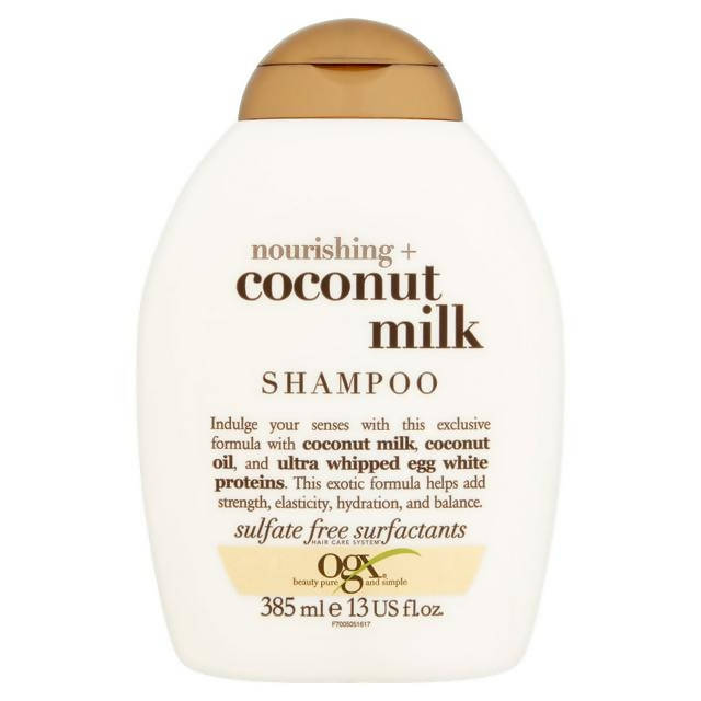 Ogx Nourish Coconut Milk Shampoo 385ml shampoo & conditioners Sainsburys   