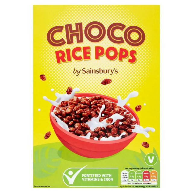 Sainsbury's Choco Rice Pops 375g - McGrocer