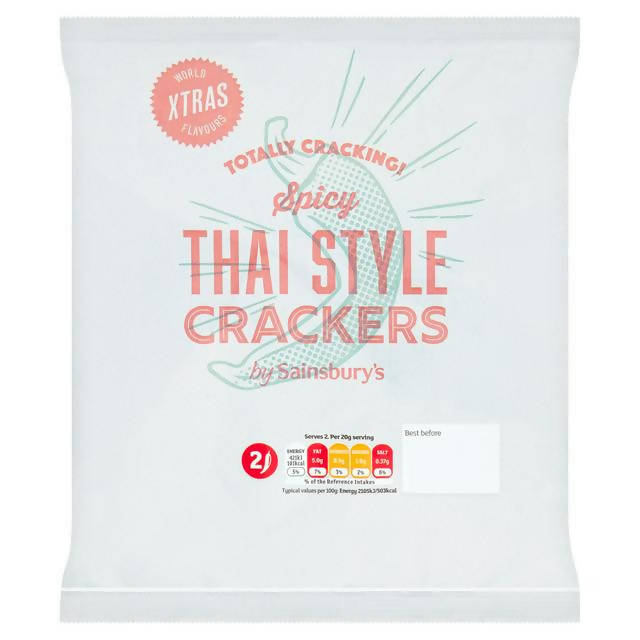 Sainsbury's Spicy Thai Crackers 40g