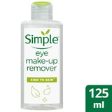 Simple Kind To Eyes Eye Makeup Remover for Sensitive Skin 125ml - McGrocer