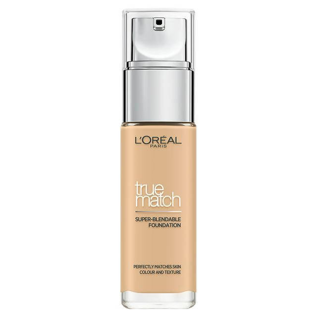 L'Oreal Paris True Match Foundation 2W Golden Almond 30ml All Sainsburys   