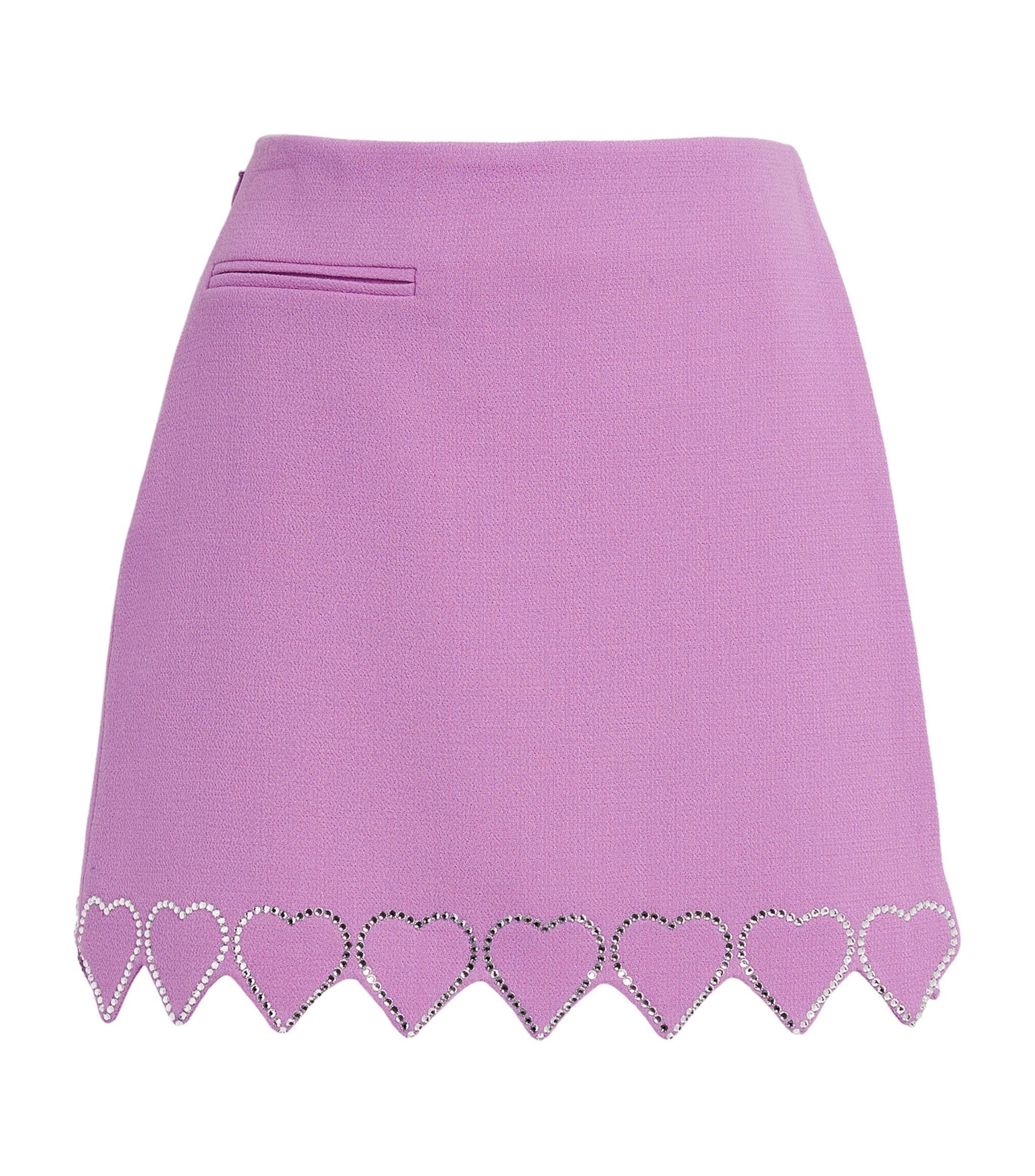 Heart-Embellished Mini Skirt GOODS Harrods   