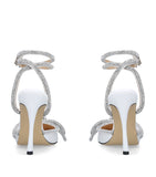 Satin Embellished Double Bow Pumps 110 GOODS Harrods   