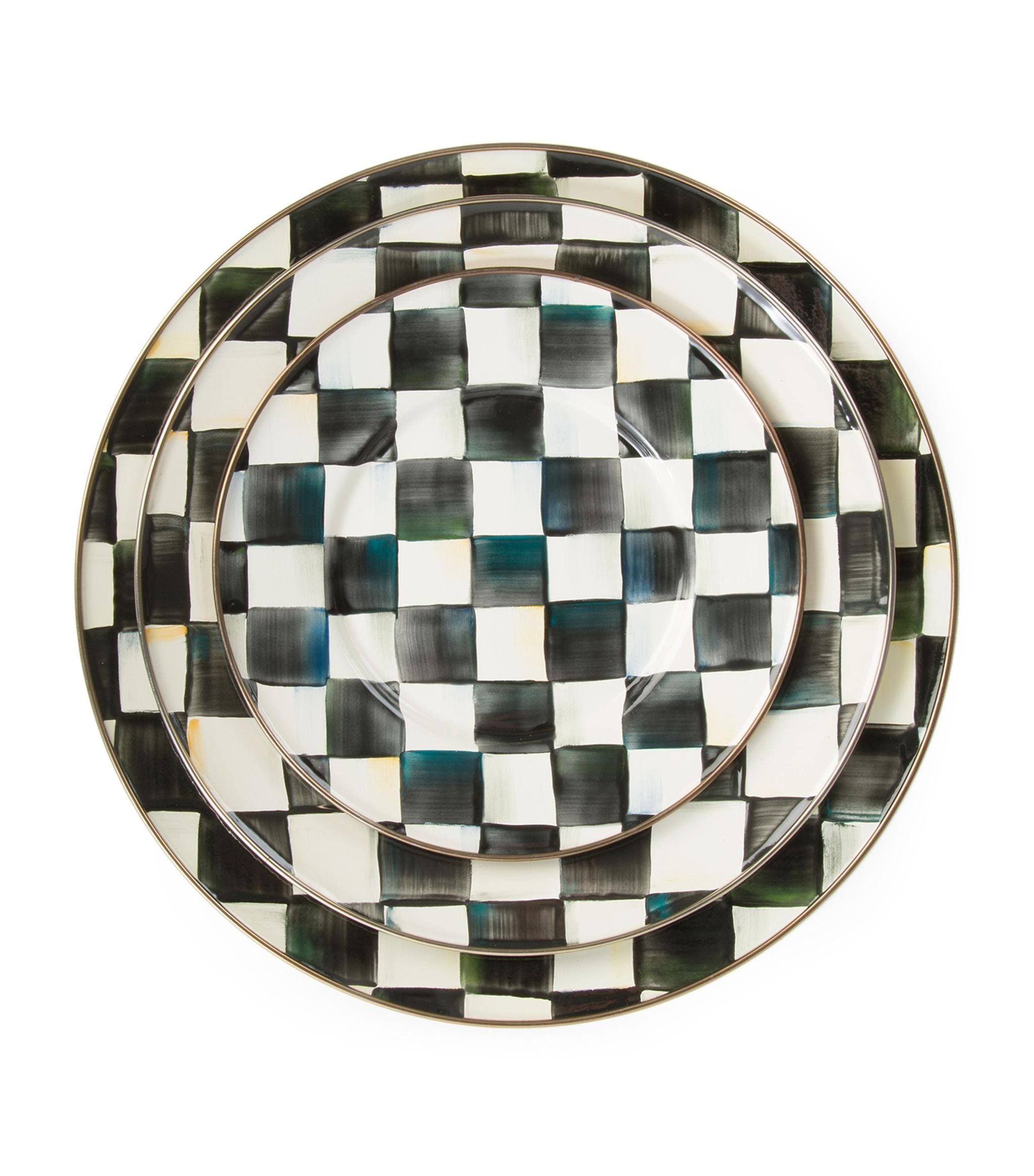 Courtly Check Salad Plate (20cm) GOODS Harrods   