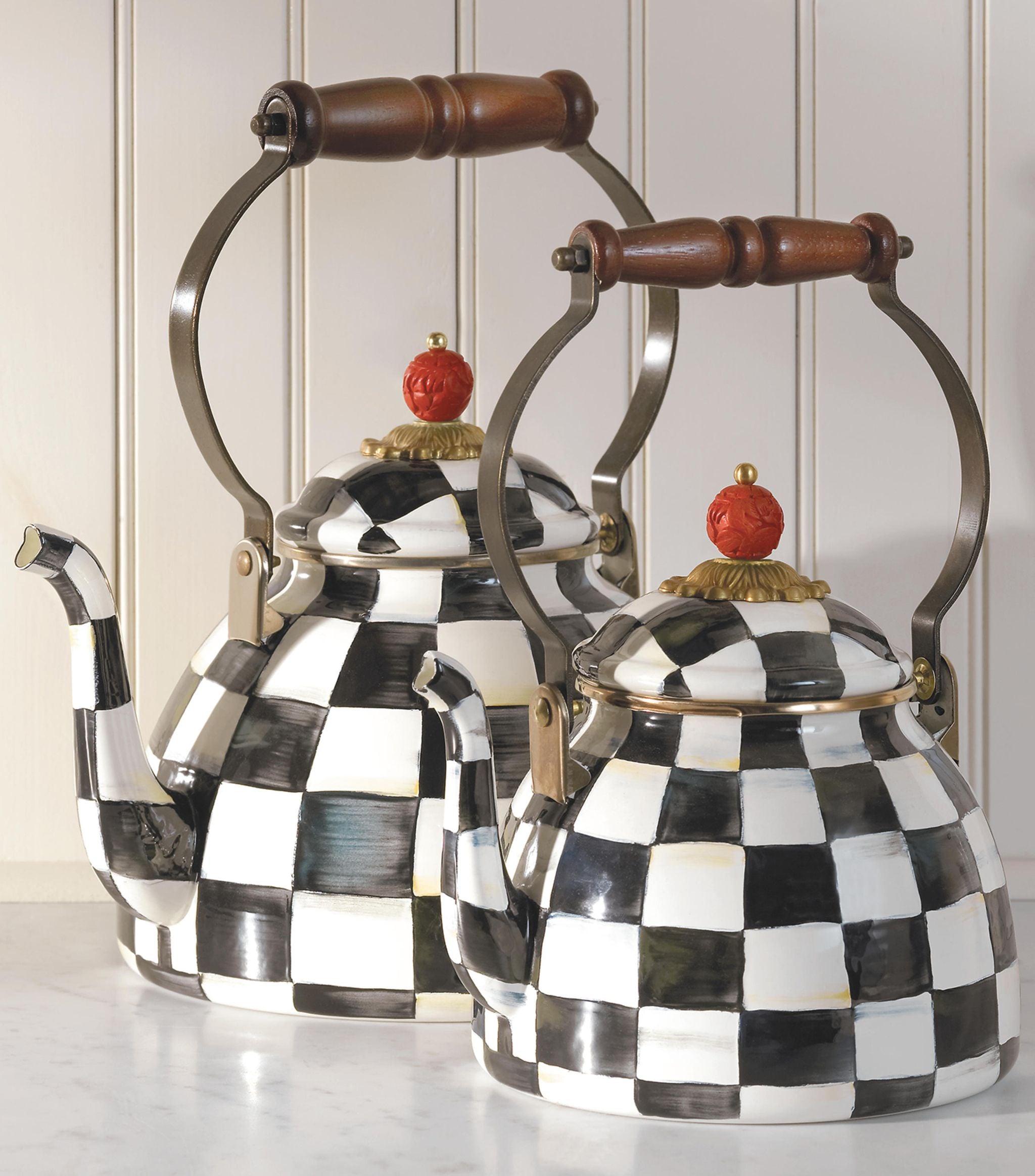 Black and white check hot sale kettle