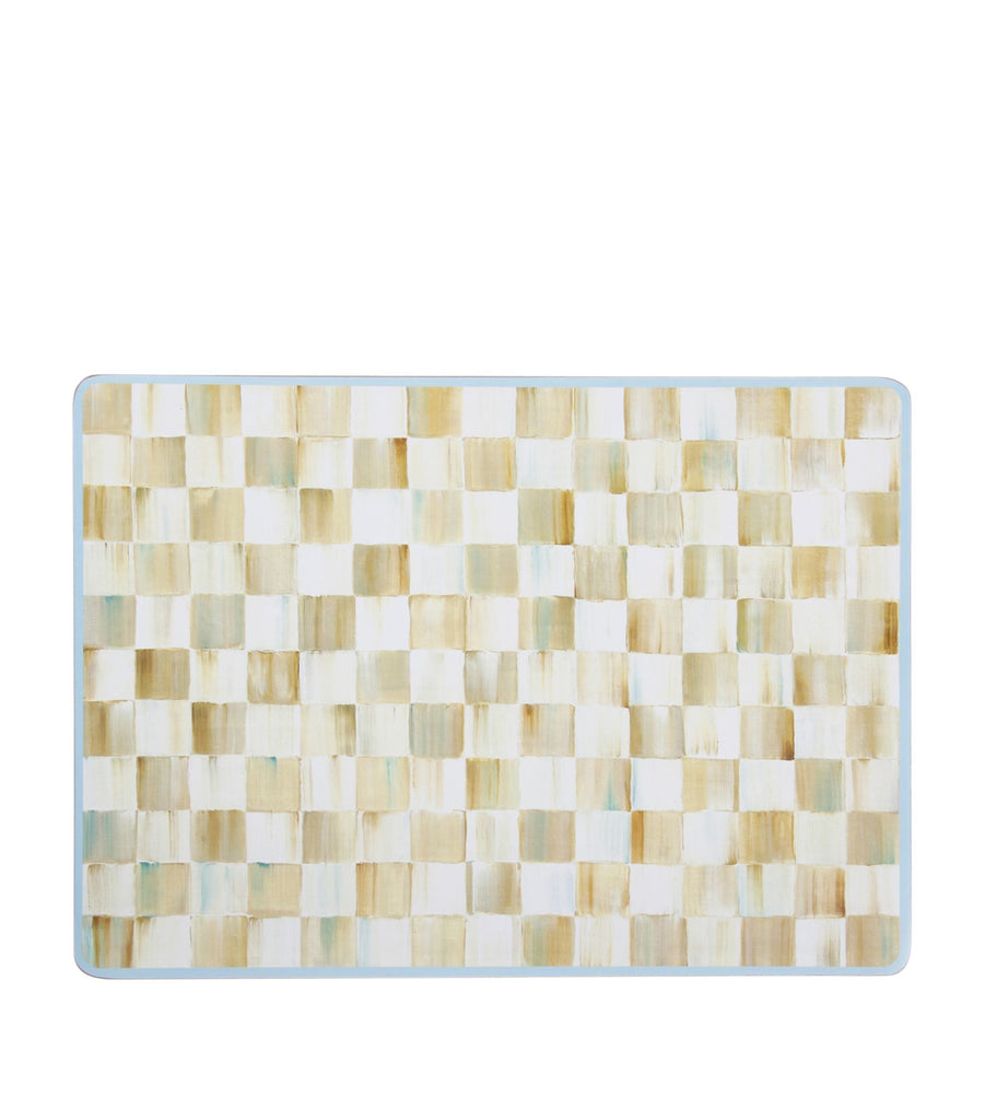 Parchment Check Placemats (Set Of 4)