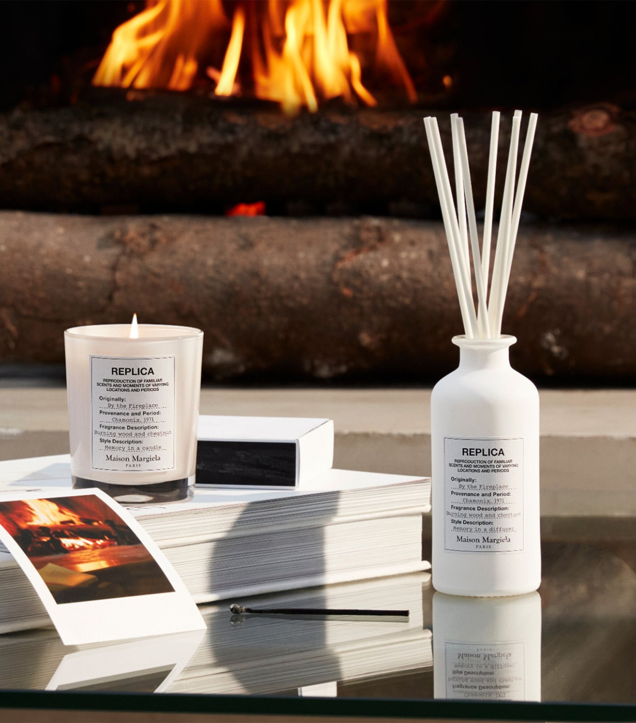 Replica By the Fireplace Diffuser (185ml) GOODS Harrods   